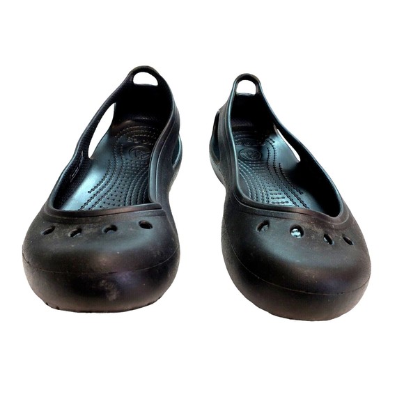 Crocs Kadee Womens Flats Size 8 Black Spots From Wear - Picture 3 of 7